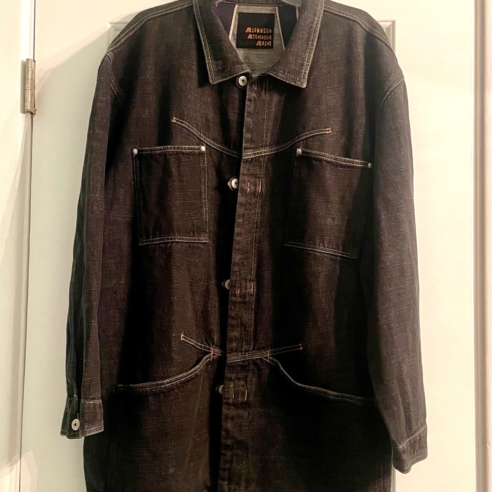 Marithe Francois Girbaud Black Shirt Jacket